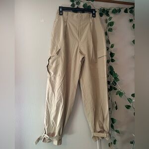 Zara Women's Tan Cargo Pants